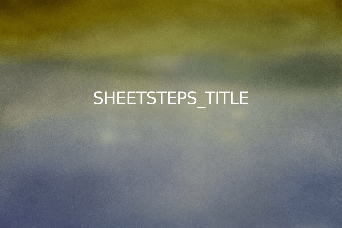 SHEETSTEPS_TITLE — SheetSteps